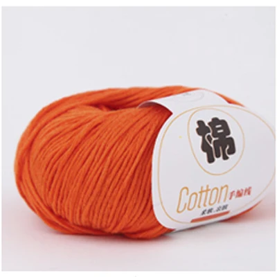 Luxurious 100% Cotton Soft Knitting Yarn for Handcrafts and Crochet – 50g Ball