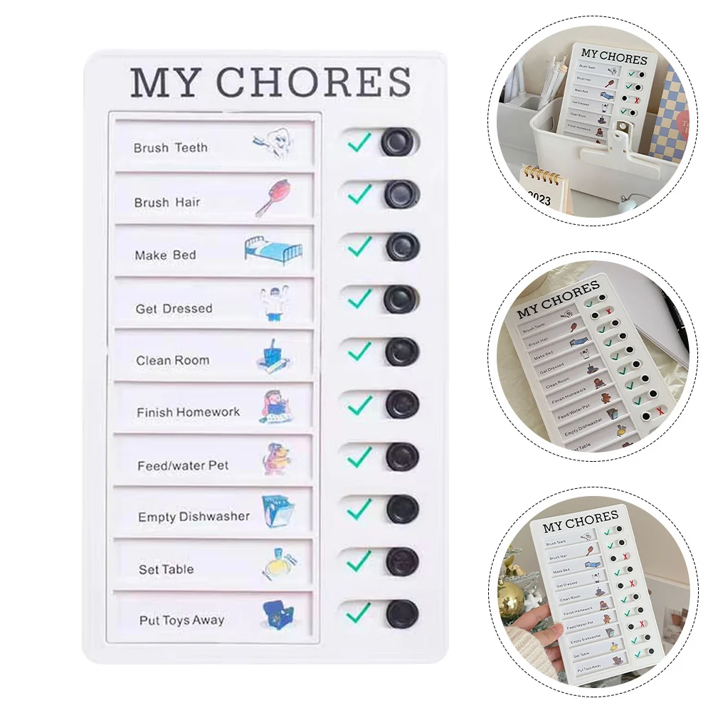 

Самостоятельная проверка студентов, посуда для записей для детей, удобная схема поведения, напоминание, «сделай сам», RV