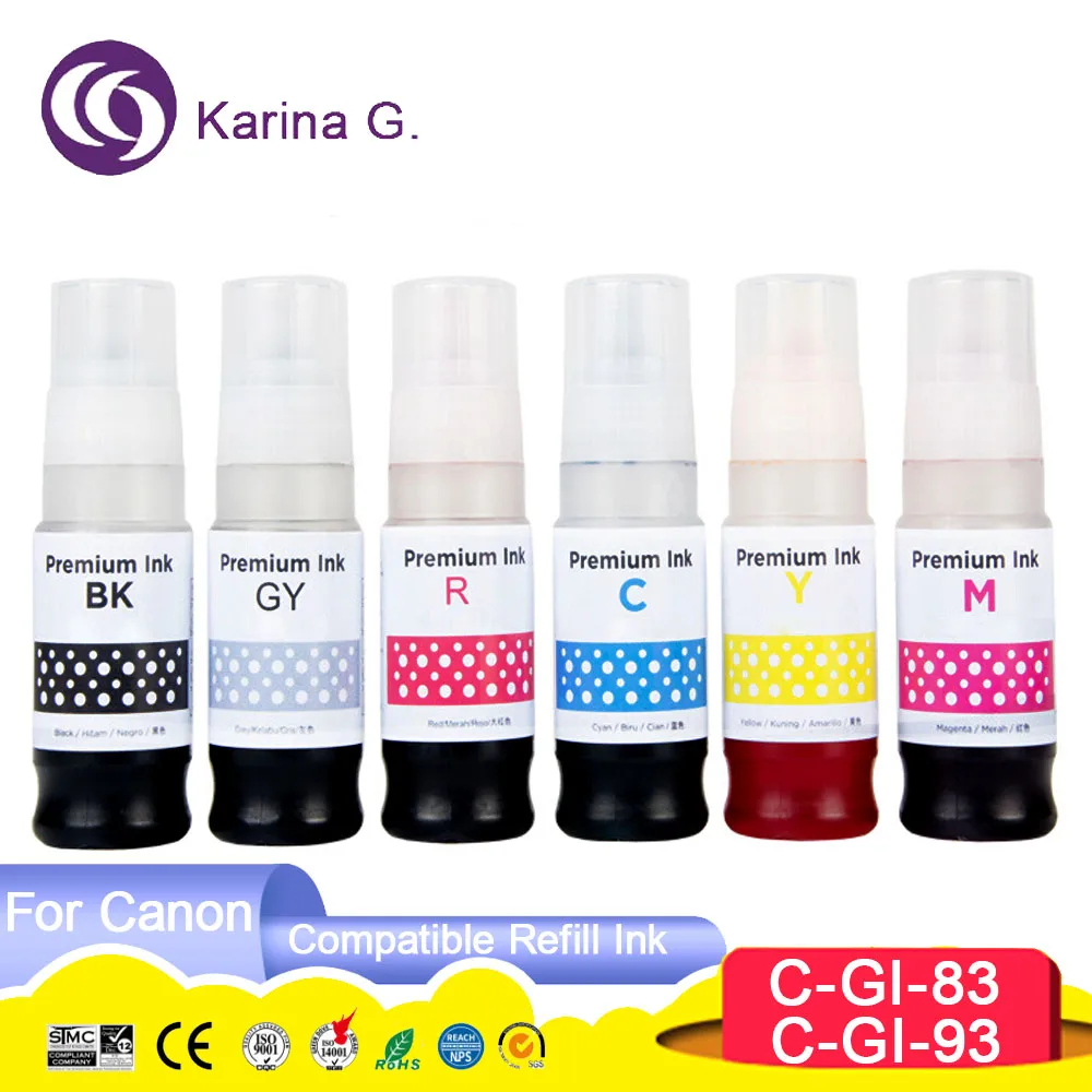 

Чернила на водной основе для Canon PIXMA G590/G595/G690/G695 G580/G680