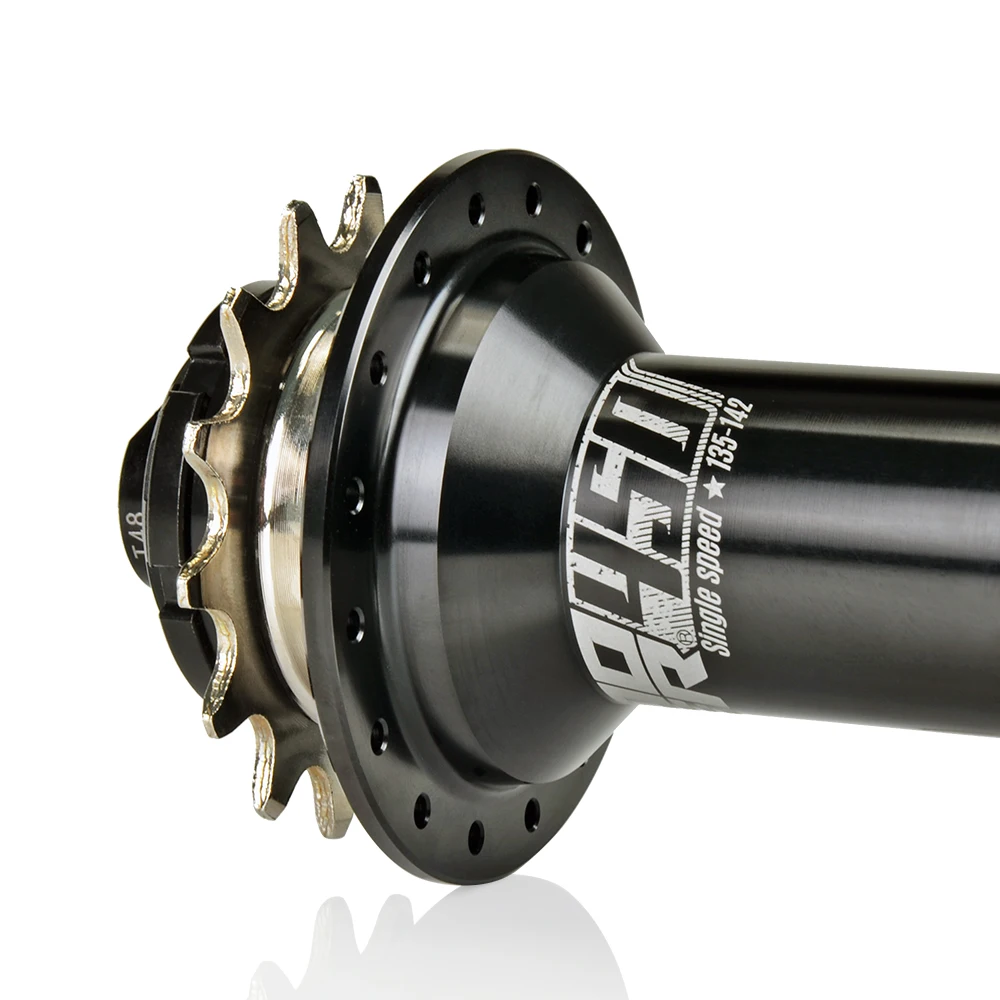 Single Speed 32H 120 Click Thru Axle Rear Hub BMX MTB Bicycle Disc
