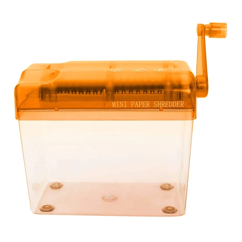 Paper shredder Portable hand for A6 paper office documents bill ticket invoice receipt
