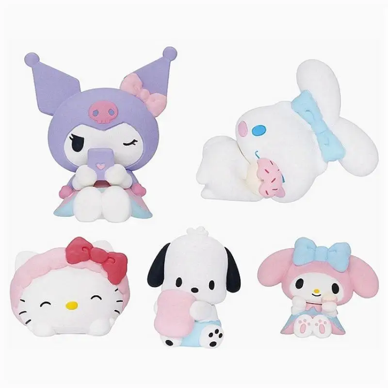 

Sanrio Hello Kitty Accessories Figure Pochacco Kuromi My Melody Home Anime Figure Toys Kawaii Mini Model Doll Ornaments Gifts