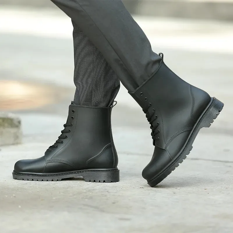 【NONCODE】Foreland lace-up rain boots Dress Up Rain Boots Foreland Lace-up Rain Boots NONCODE 60