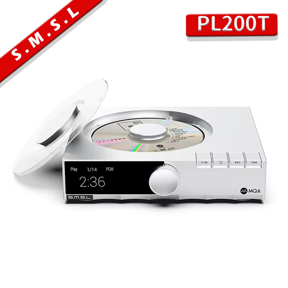 SMSL PL200T ハイレゾCDプレーヤー MQA-CD DSD512 クロック入力