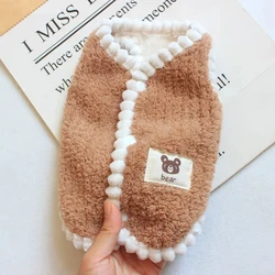 Cozy Winter Fleece Pet Coat - XL (Brown)