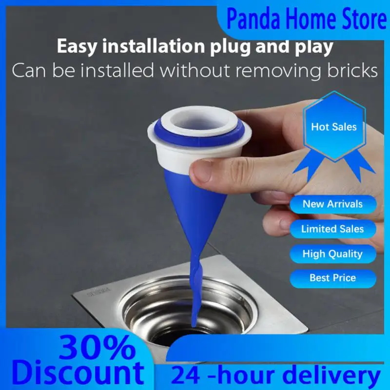 Floor Drain Anti Odor Smell Sinks Sewer Pipe Silicone Stopper Waste Hair Clogging Water Filter Bathroom Kitchen Toilet Strainers 1