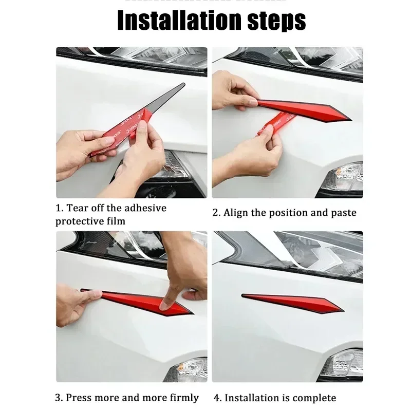 NEUE 4 stücke Auto Anti-scratch Tür Schutz Aufkleber Körper Stoßstange Anti-kollision Schutz Rückspiegel Rand Schutz gummi Streifen – Detail 3