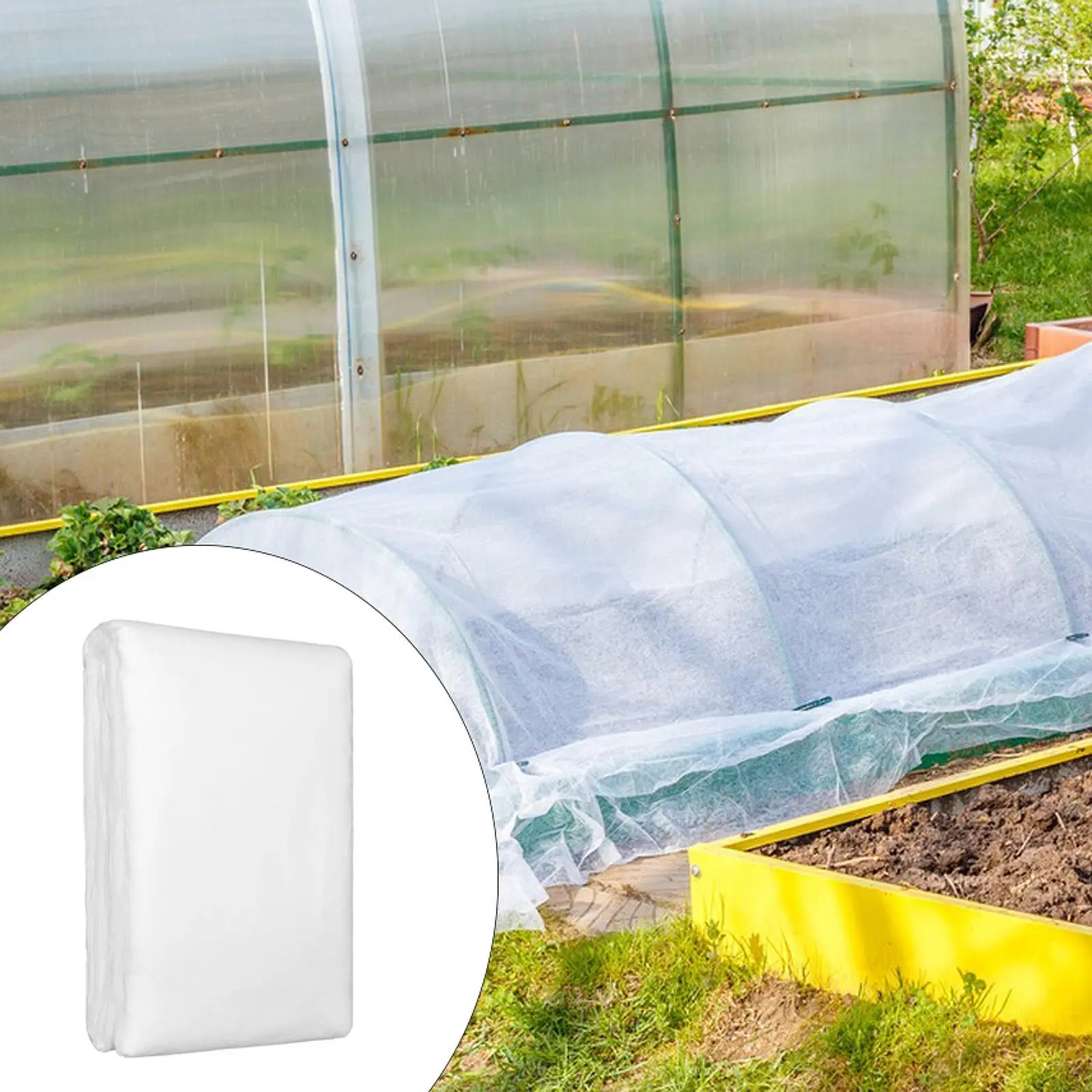 Plant Cover Freeze Protection Nonwoven Frost Blanket Floating Row Cover for Garden Cold Weather Snow Outdoor Plants Raised Bed Plant Cover Freeze Protection Nonwoven Frost Blanket Floating Row Cover for Garden Cold Weather Snow Outdoor Plants Raised Bed