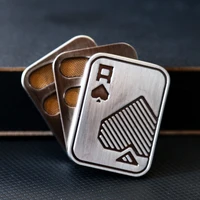 Triple Fidget Slider Poker Push Card AAA  Portable Decompress Magnetic Toys Adults Gifts 1