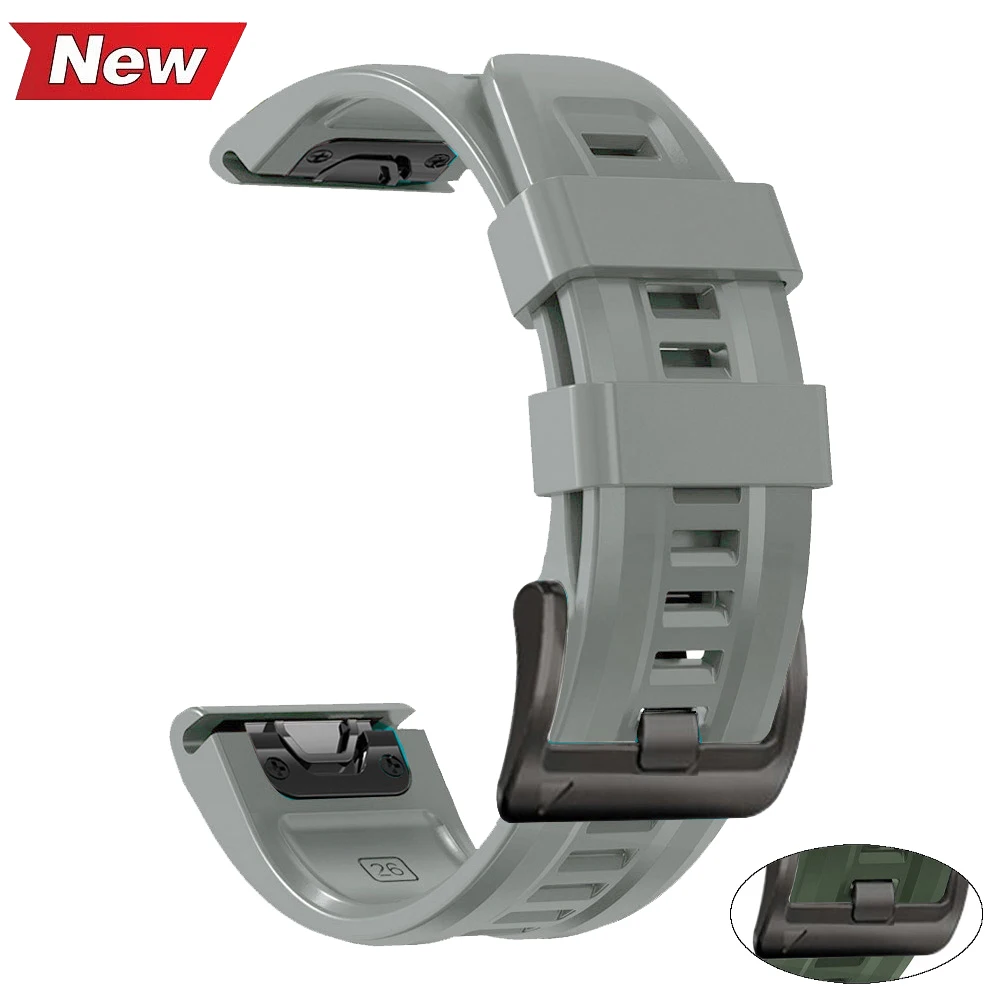 Enhanced Silicone Sports Bracelet with QuickFit Technology