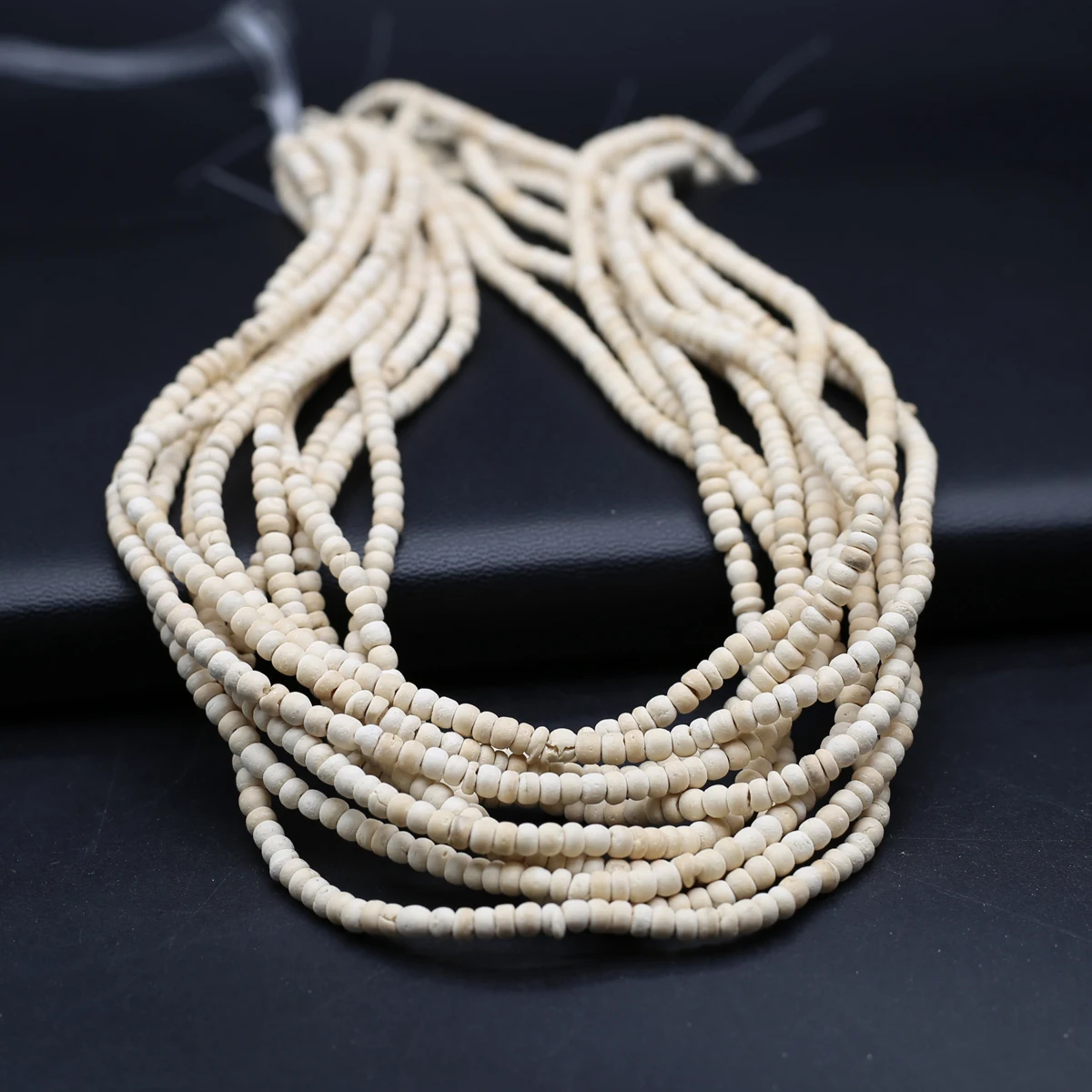 

3Strands DIY Wood Beads Abacus-Shaped Isolation Beads For Jewelry Making DIY Necklace Bracelet Earrings Accessory