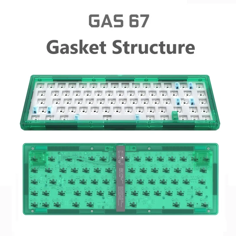 

New CIY Gas67 Hotswap Gasket Structure Keyboard Kit DIY 65% RGB Customized Type-C Mechanical Replaceable MX Switch 5Pin/3Pin