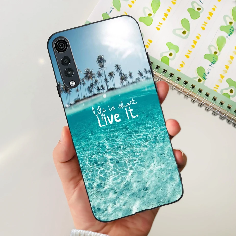 Stylish Painted Silicone Soft Phone Case - 6.8'' Bumper Cover, Compatible with LG Velvet 5G