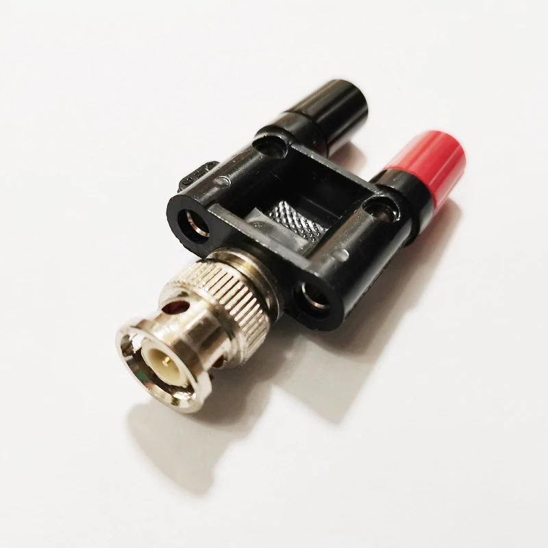 NCHTEK BNC Male Plug to Dual Banana jack Female Binding post 3/4 center spacing/10PCSplug drain