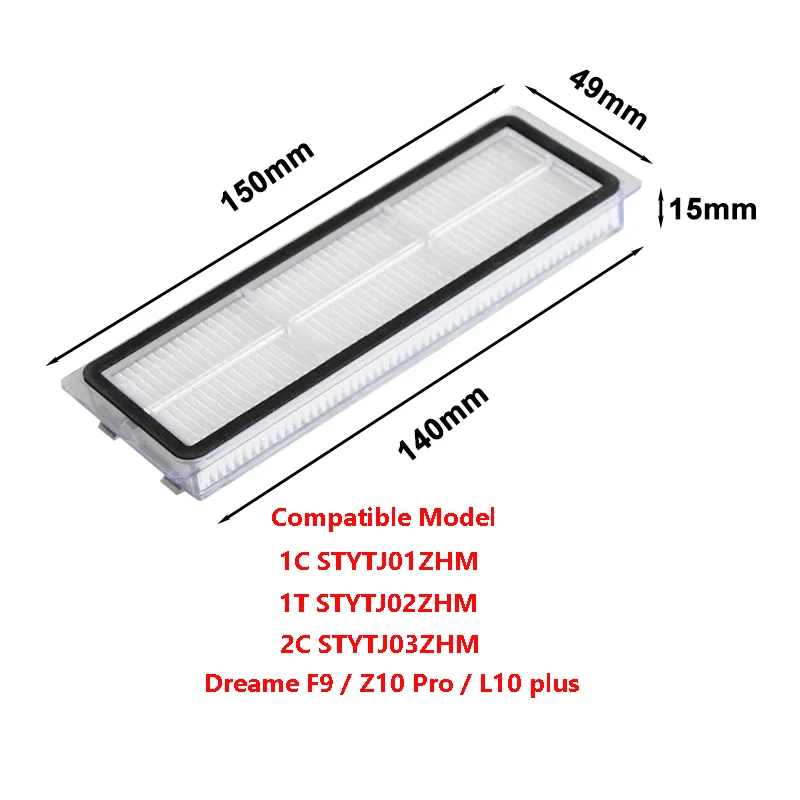 Premium Replacement Vacuum Cleaner Accessories Kit - Main/Side Brush & Filter