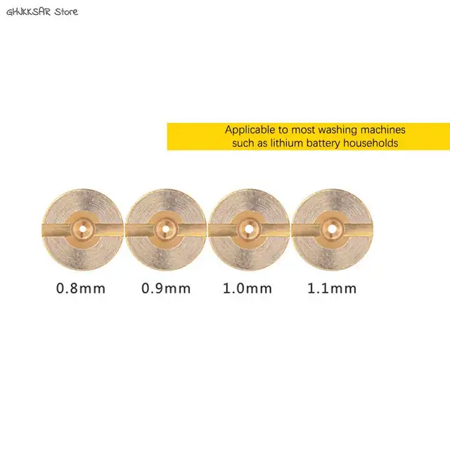 1X 0,8/0,9/1,0/1,1 Mm Nagynyomású Tisztító Autómosó Fúvóka Hab Edény Rézpermet Mag Autó Mosószerkesztő Szerszám - Image 2