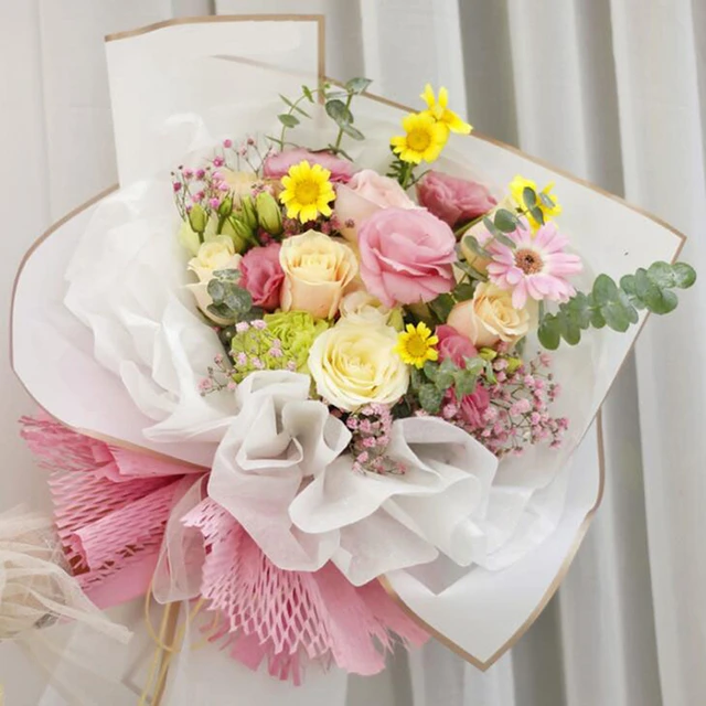 Papel Coreano para Flores – Etiquetado Doble Vista – BOUQUET DE, Papel  Coreano Para Flores