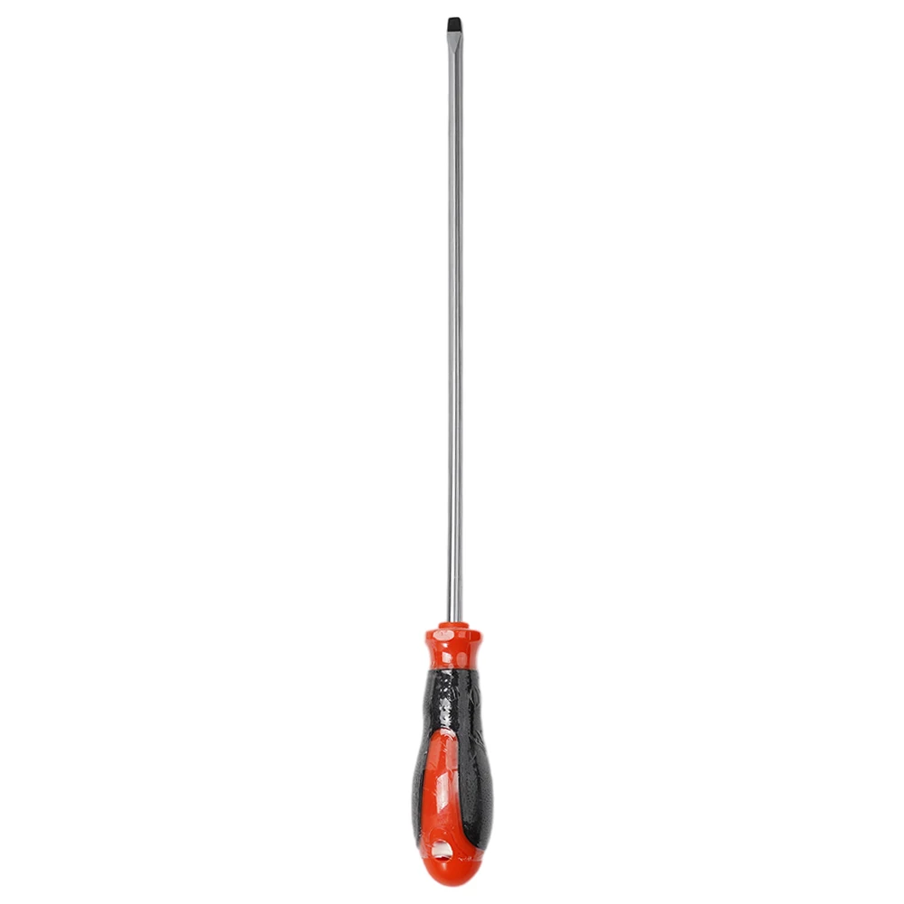 

1/2pcs Extended Cross/Slotted Screwdriver 300mm 6mm Chromium Vanadium Alloy Steel Rubber Hand Tools Screwdriver Nutdrivers