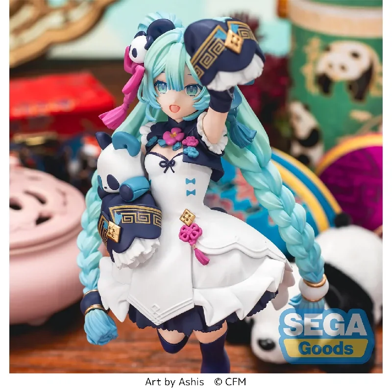 

[В наличии] Vocaloid Hatsune Miku Panda National Fashion Series Аниме Фигурка настольная Коллекция ПВХ Модель кавайная кукла подарок