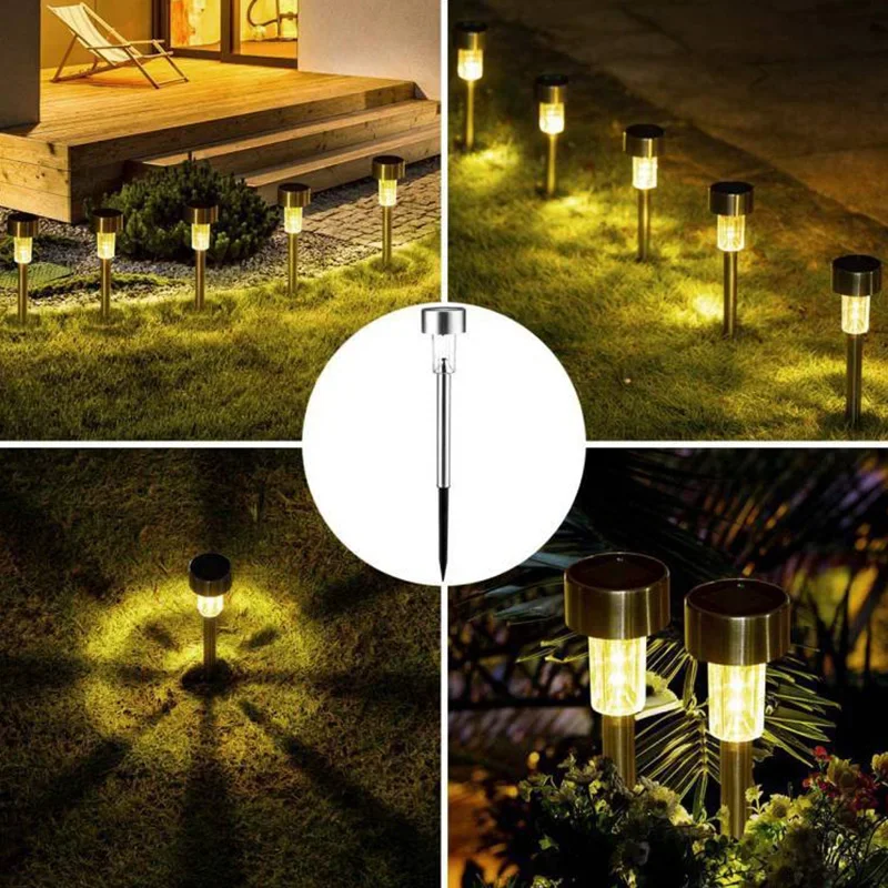 Solar Light Garden Decoration Tools Outdoor Solar Powered Lamp Waterproof Landscape Lighting for Pathway Patio Yard Lawn 5