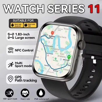 Nuovo Smartwatch GPS Serie 10 2026 per Apple Watch 10 con Memoria, Musica, Video, Chiamate Bluetooth, Impermeabile, NFC per Android e iOS