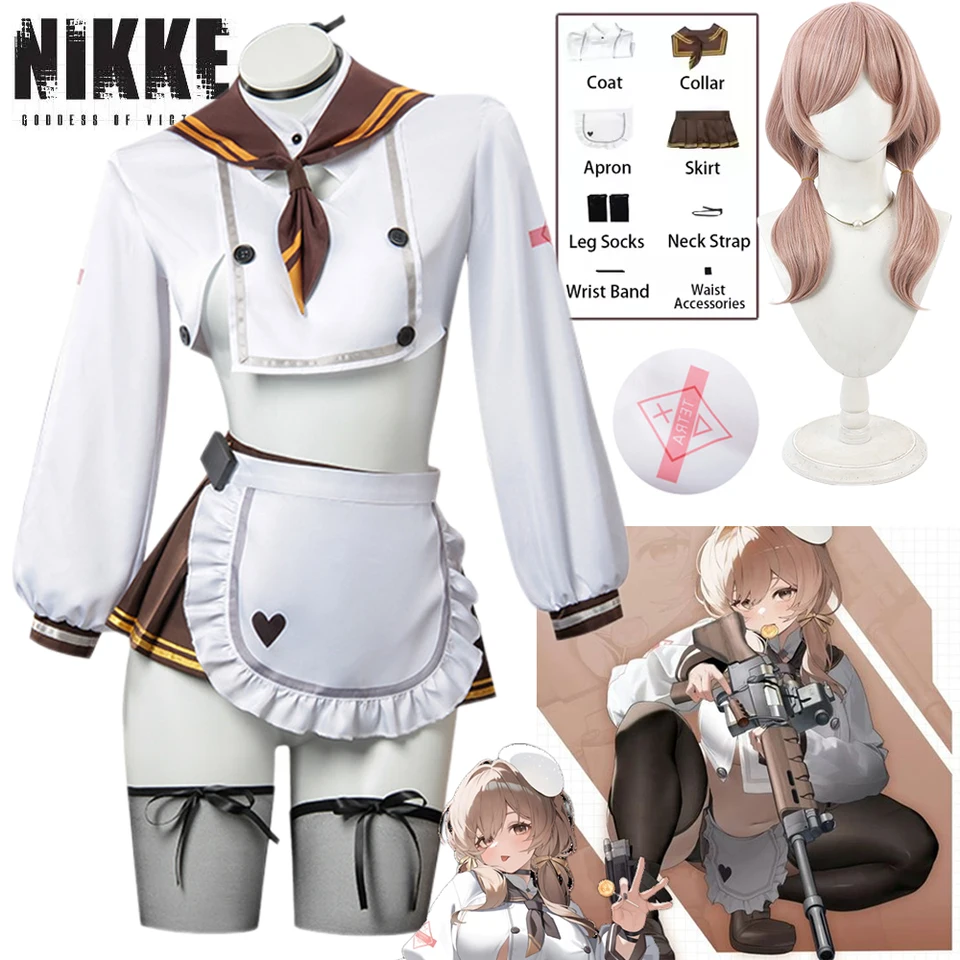 NIKKE ブレッディ コスプレ衣装 ウィッグ　制服 勝利の女神 ニケ Amazon.co.jp: [REENEW] 勝利の女神 ニケ コスプレ ブレッディ