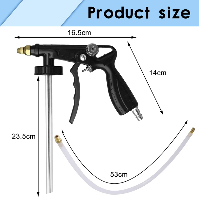 Airbrush Paint for Automobile Chassis Glue Gun Auto Armored Sprayer Adjustable Undercoating Metal Sprayer Gun Underbody Coating 3