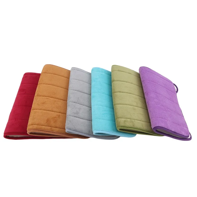 U-Shaped Water Absorbing Mats Bathroom Toilet Mats Household Slow Rebound Kitchen Toilet Floor Accessories floor mat bathroom mat absorbent bathroom mat bathroom floor mat bath mat anti slip mat