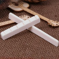 6 String Bone Classical Guitar Bridge Saddle And Nut White Bone Bridge Replacement Parts 80mm 52mm Real Bone Guitar Nut Saddle 1