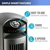 Lasko Oscillating Tower Fan, Quiet Fans with Remote, for Bedroom, Living Room, Office, Tower Fan with Remote, 3-Speed Timer, 42” 3