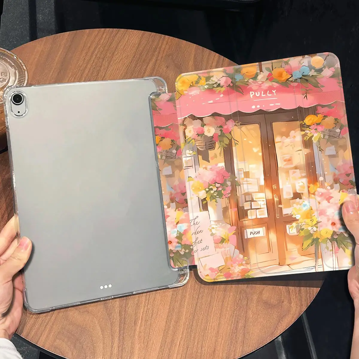 Adorable Transparent Panda Tablet Cover