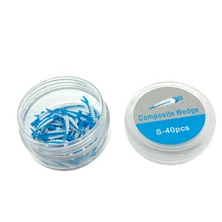 Advanced Silicone Dental Interdental Wedges (40pcs-Wedge-S)