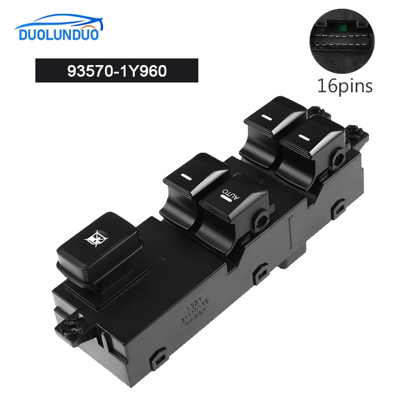 

New High Quality Car Accessories Window Switch 93570-1Y960 935701Y960 For Kia Picanto