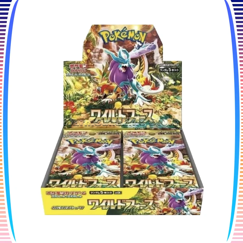 

Original Pokemon Card PTCG Japanese Edition Series SV5K Wild Force Anime Game Trading Cards Children Gift Genuine Board Game Toy