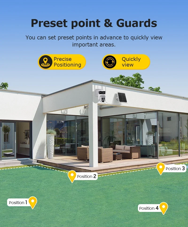 LS VISION 12MP 60X Optical Zoom Solar Securty Camera Outdoor 4G/WiFi Dual Screen Two Way Talk Auto Tracking CCTV Camera Ubox App