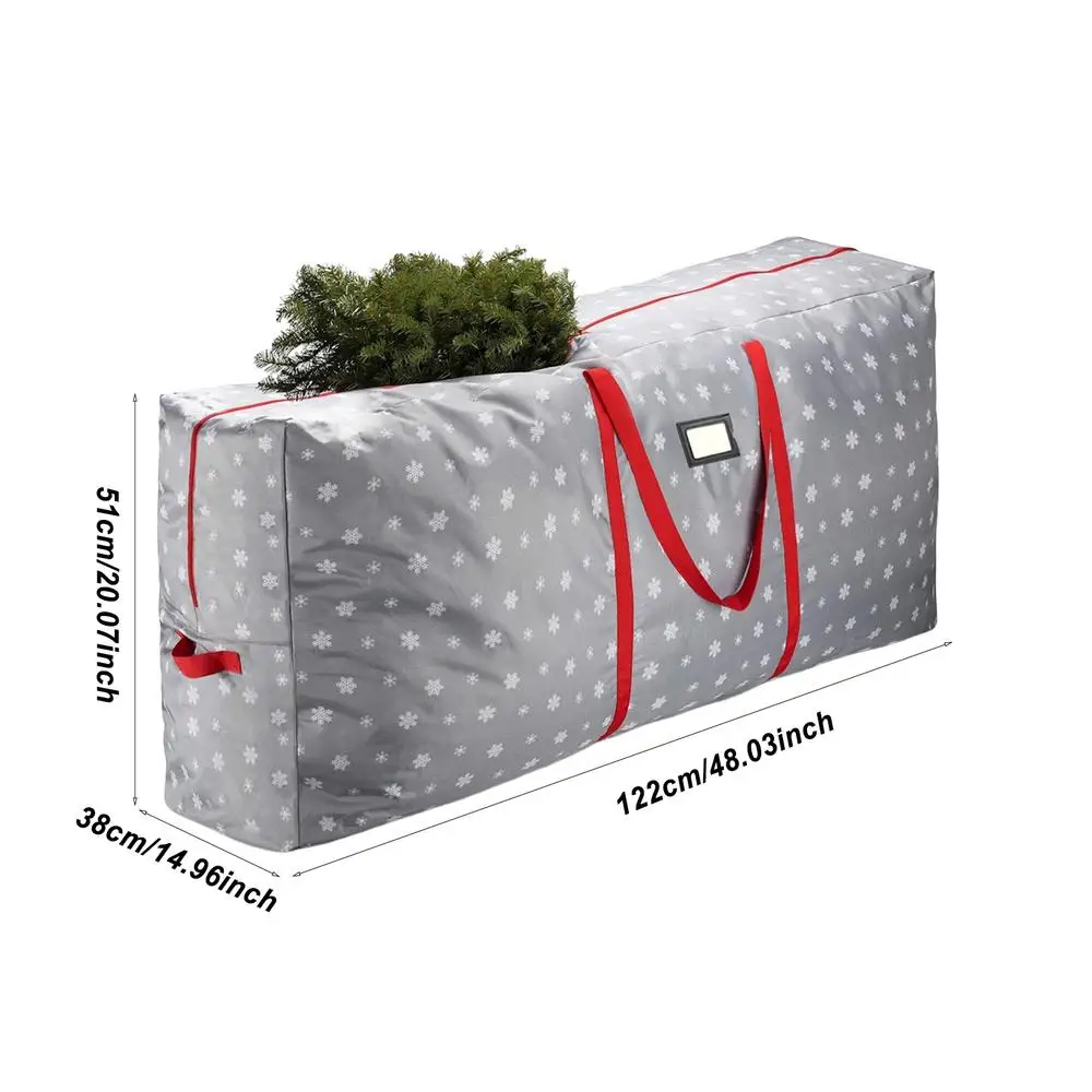 thumbnail image 1 of Bolsa de almacenamiento para árbol de Navidad, organizador impermeable con cremallera para garaje, 1 of 5