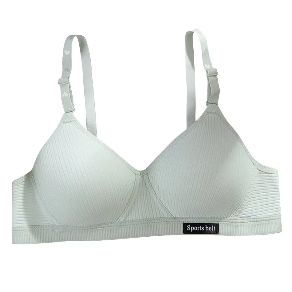 Training Bra for Developing Girls without Underwire Comfortable and Traceless Small Yoga Bra Pure Cotton Thin Sport Underwears