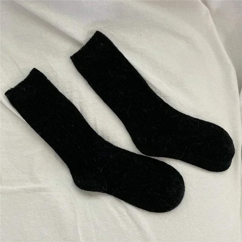 Cozy Wool Cashmere Thermal Socks - Women's Warm Crew Socks
