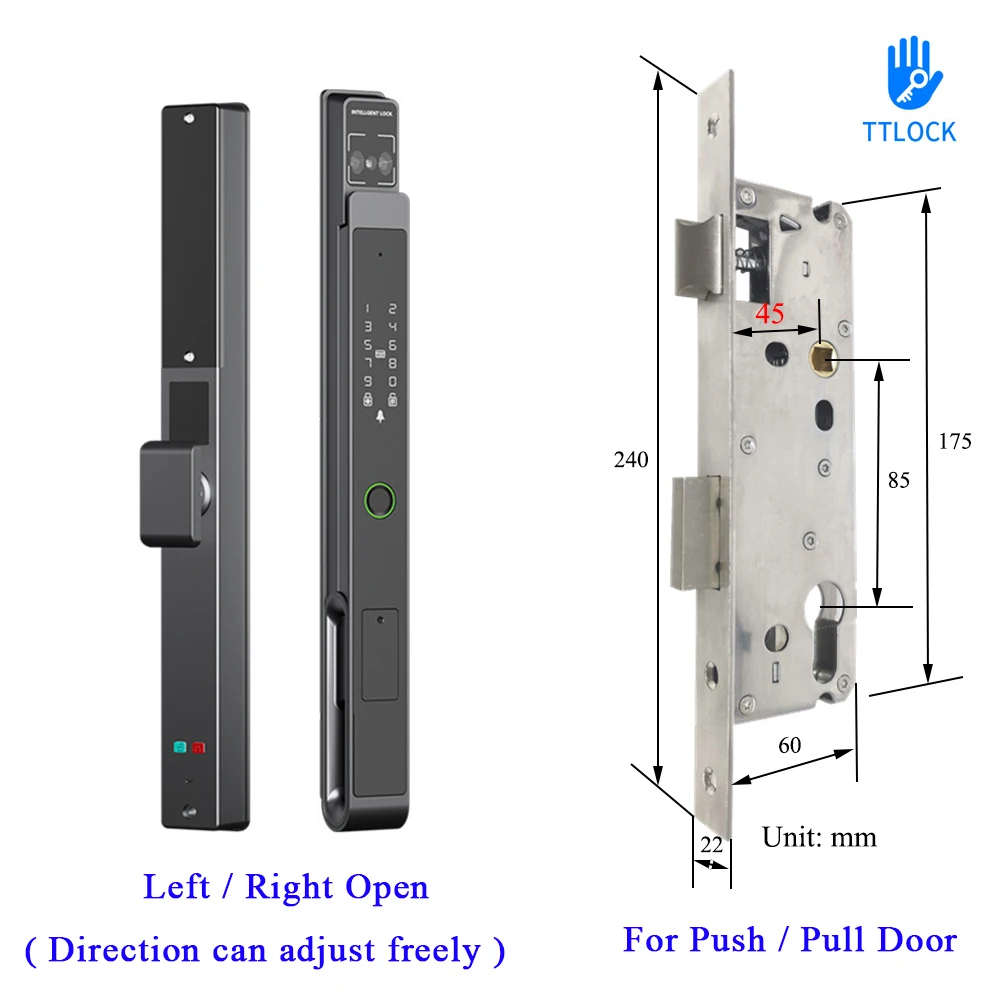Black A TTLock 8545