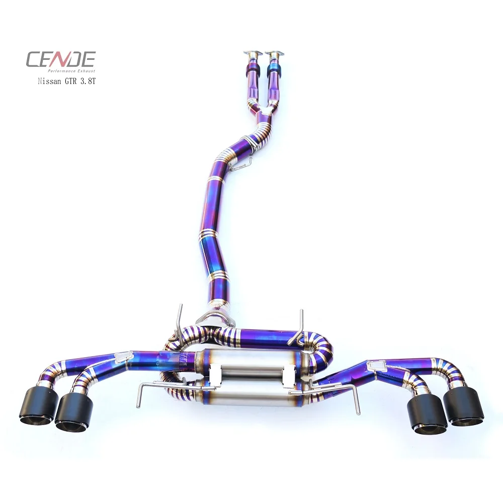 

CENDE automobile stainless steel exhaust system for Nissan GTR 35