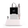 Thin Body Drill Machine Brushless Nail Drill Rechargeable Desktop Base 35000RPM Irregular Electric Machine Nail File Cordless 5