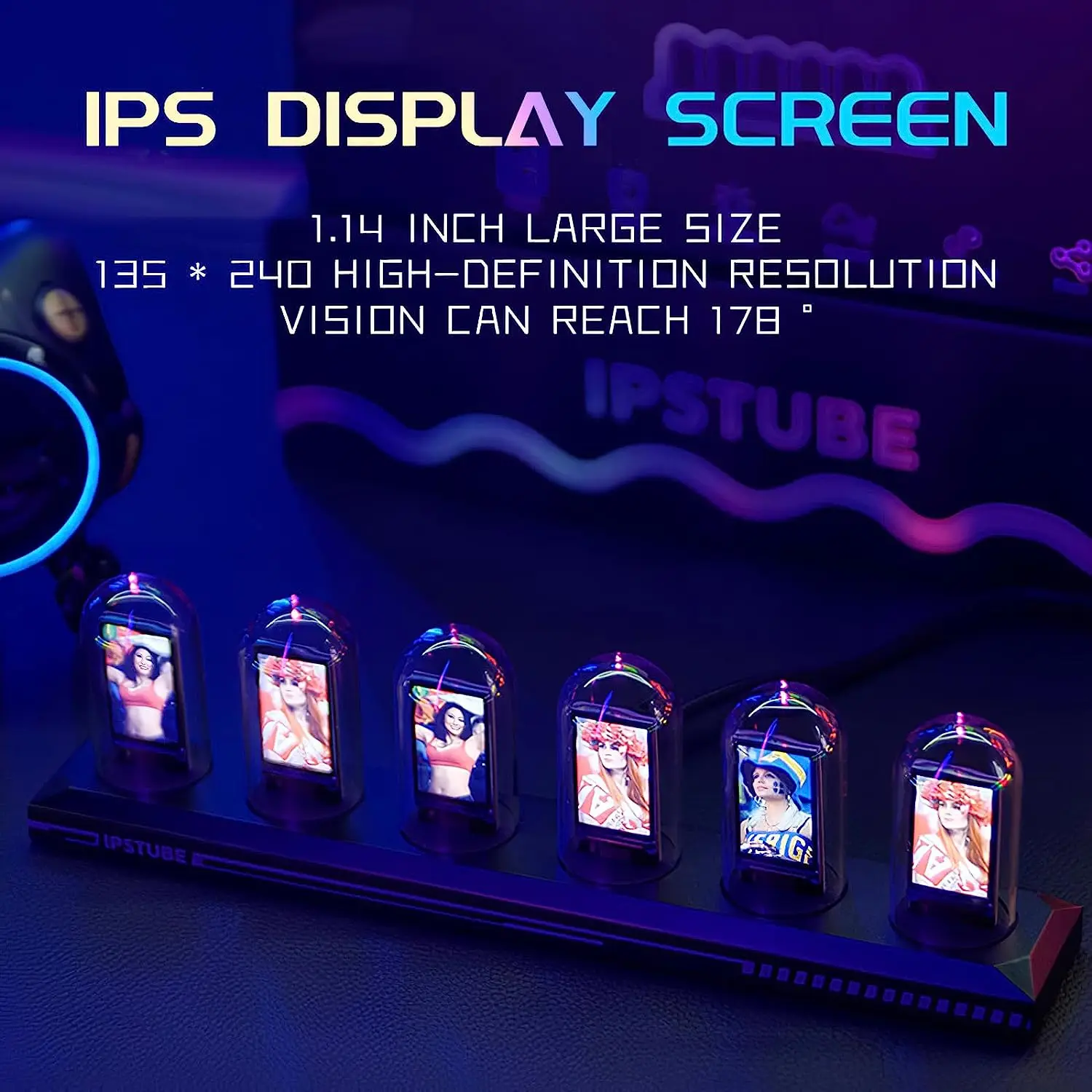 ニキシー管時計 IPSTUBE 虹光 / NEXTUBE/Gixie Clock S26dcb768a938414baca851b87f453