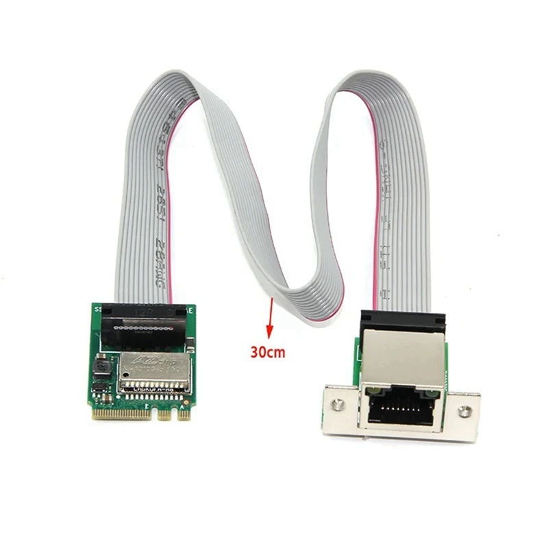 컴퓨터 PC용 내구성 네트워크 카드, M.2(A + E) 네트워크 카드, 1000Mbps 기가비트 이더넷, 10, 100, 1000M, RJ45 LAN 네트워크 어댑터