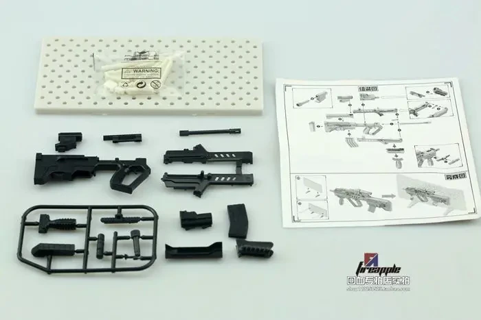 남성 군인 무기 TAVOR 어썰트 라이플 조립 건 모델 군사 장난감, 12 인치 액션 피규어 장면 소품 액세서리, 1/6 체중계