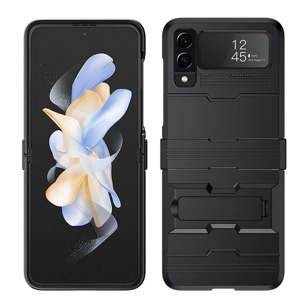 ZFlip45GCaseMetalHeavyDutyArmorBracketProtectionCoverFor