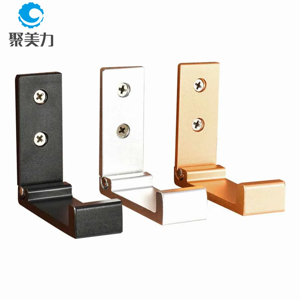 Aluminum Alloy Round Head Foldableing Clothes Hook Wall-mounted Black Gold Clothes Hook Invisible Punch-free Row Nail-fr... foldable clothes hook