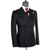 Cenne Des Graoom 2024 New Elegant Man Suits Double Breasted Hand Sewn Buttons 2 Pieces Set High Quality Slim Fit Wedding Party 4
