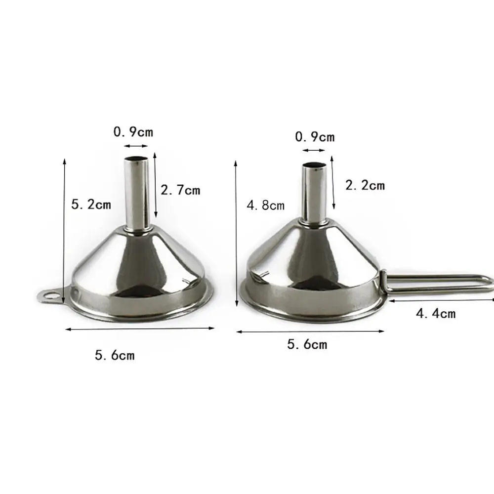 Wide Mouth Stainless Steel Funnel with Handle 6