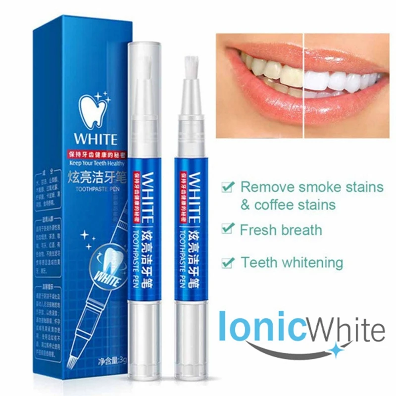 Teeth Whitening Gel Pen Bleach Tooth Dental Oral Hygiene Care Remove Plaque Stains Teeth Cleaning Essence Gel Toothpaste - Image 2