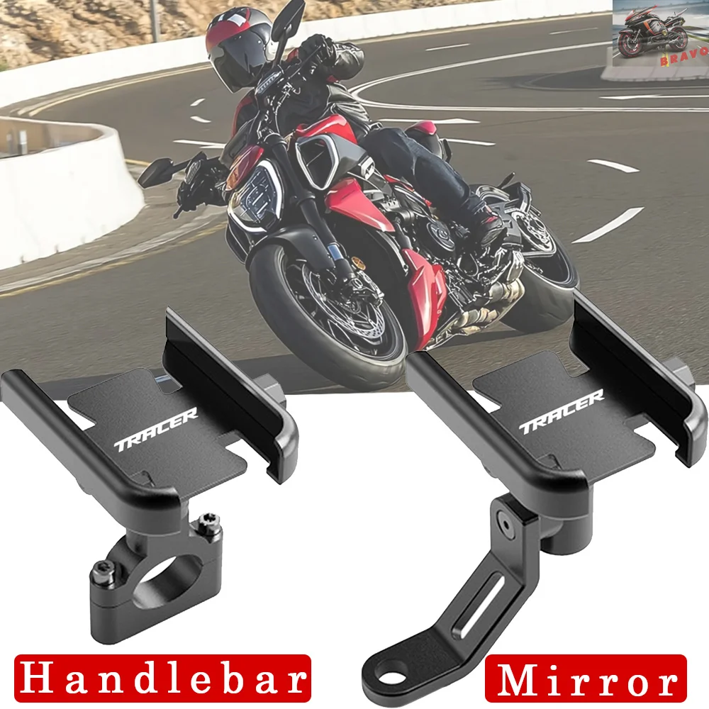 

Logo For Yamaha Tracer Tracer7 Tracer9 7 9 Motorcycle Accessories Handlebar Mobile Phone Holder CNC Parts